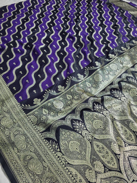 Banarasi Handloom Mashru Rangkat Katan Soft Silk Saree