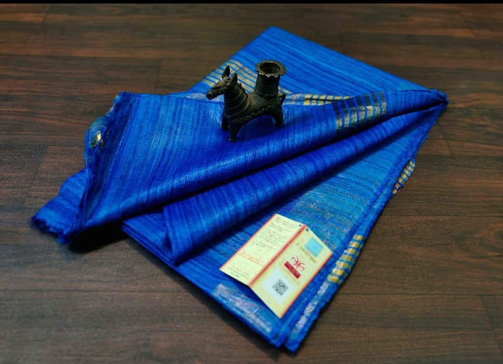 Pure Tussar Ghicha Silk Saree