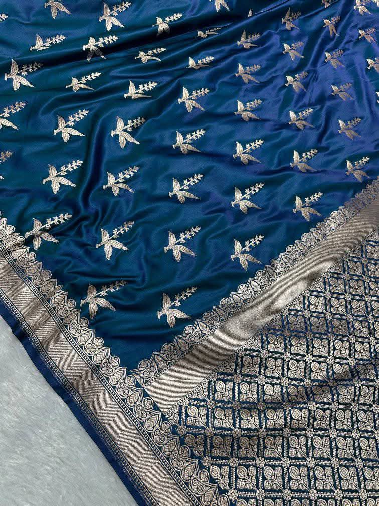 Banarasi Katan Mashru Silk Soft Saree
