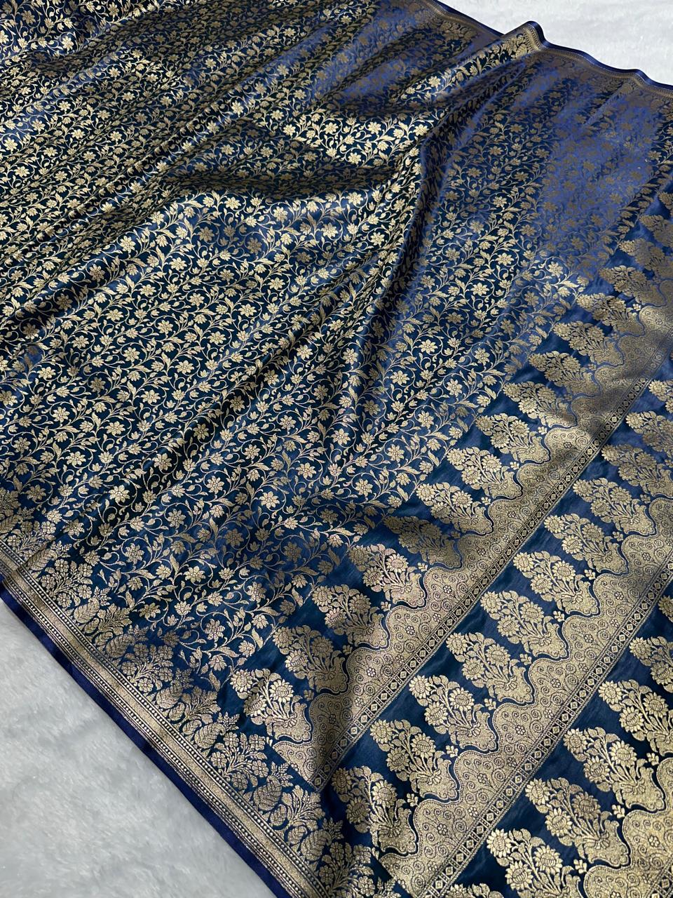 Brocade Mashru Katan Silk Saree