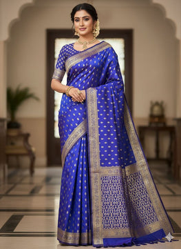 Banarasi Katan Booti Saree