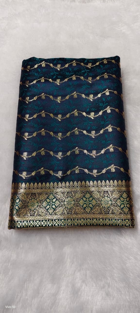 Katan Brocade Silk Saree