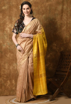 Tussar Ghicha Silk Saree