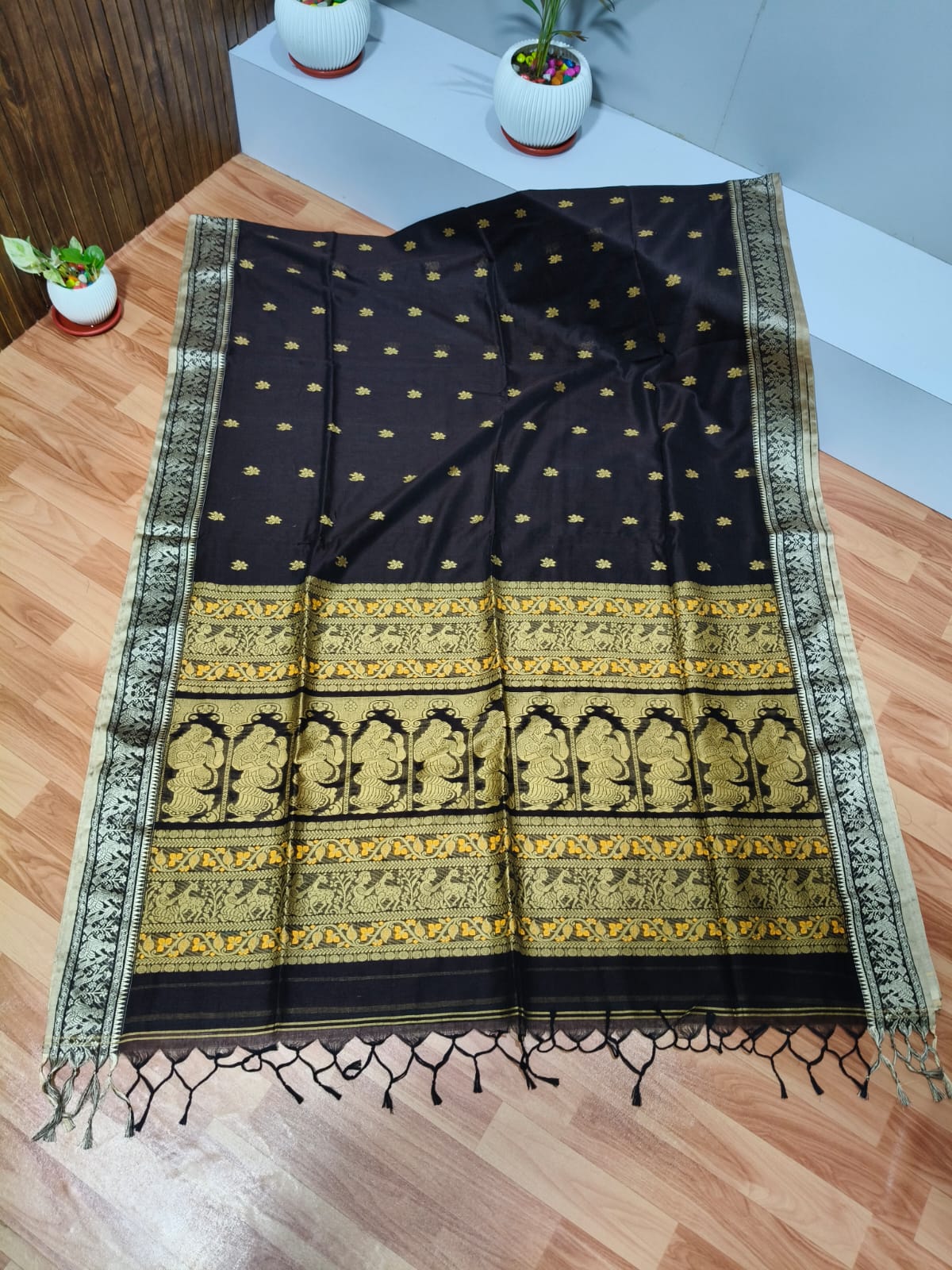 Fulia Baluchari Cotton by Cotton Saree