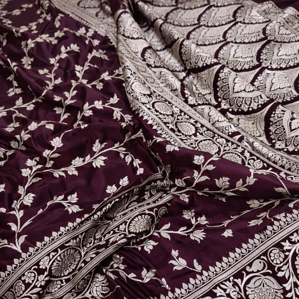 Mashru Katan Silk Saree