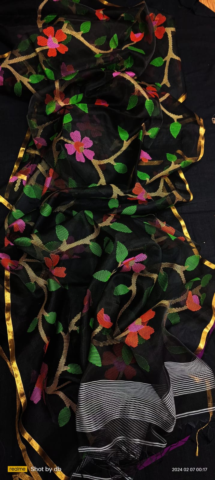 Rasome Muslin Jamdani Saree
