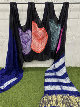 Hand Shibori Modal Silk Saree