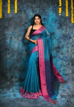 Handloom Kantha Stitch Saree