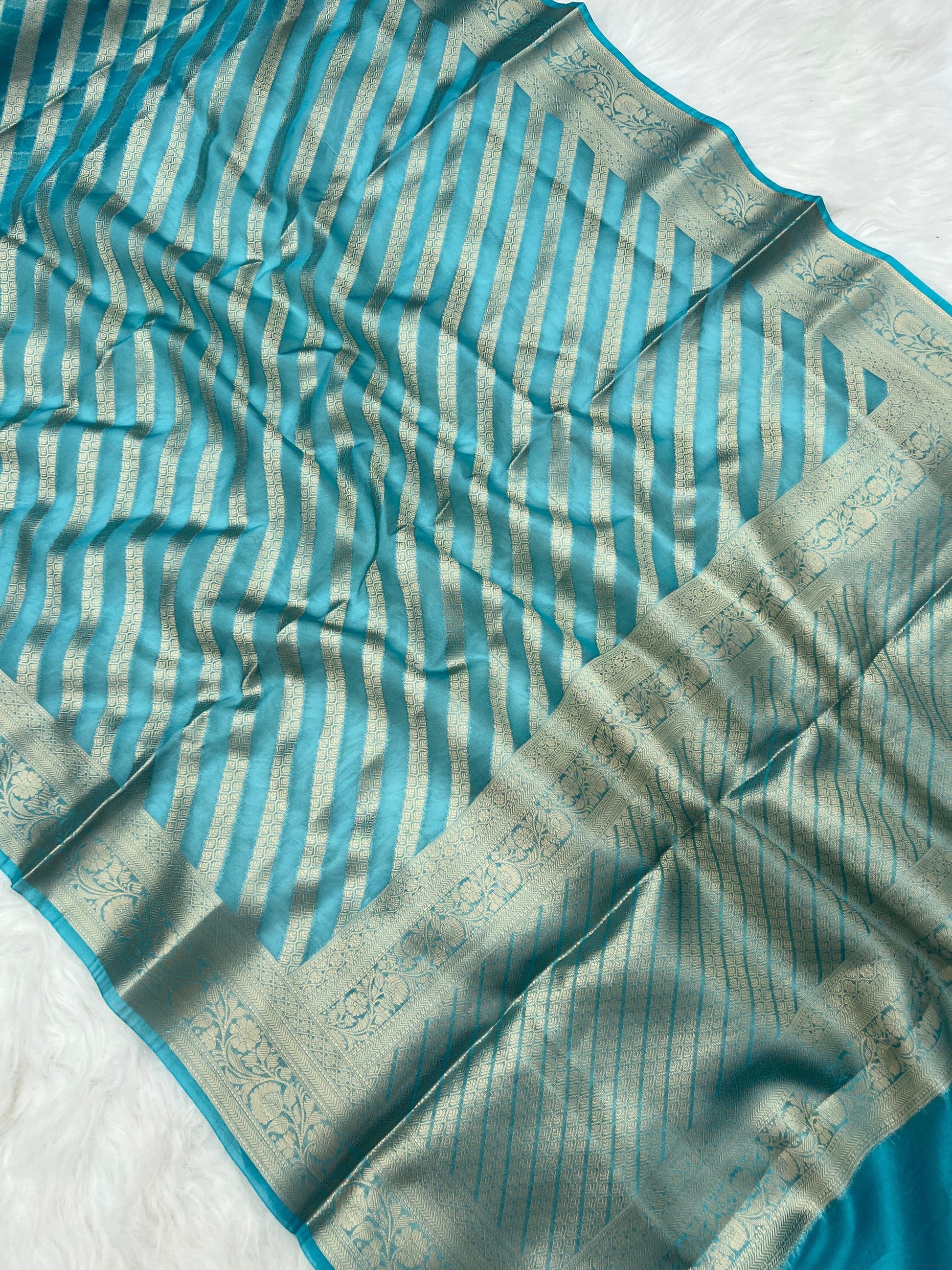 Banarasi Katan Georgette Saree