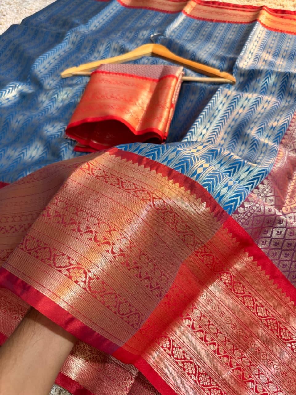 Exclusive Banarasi Katan Soft Silk Saree
