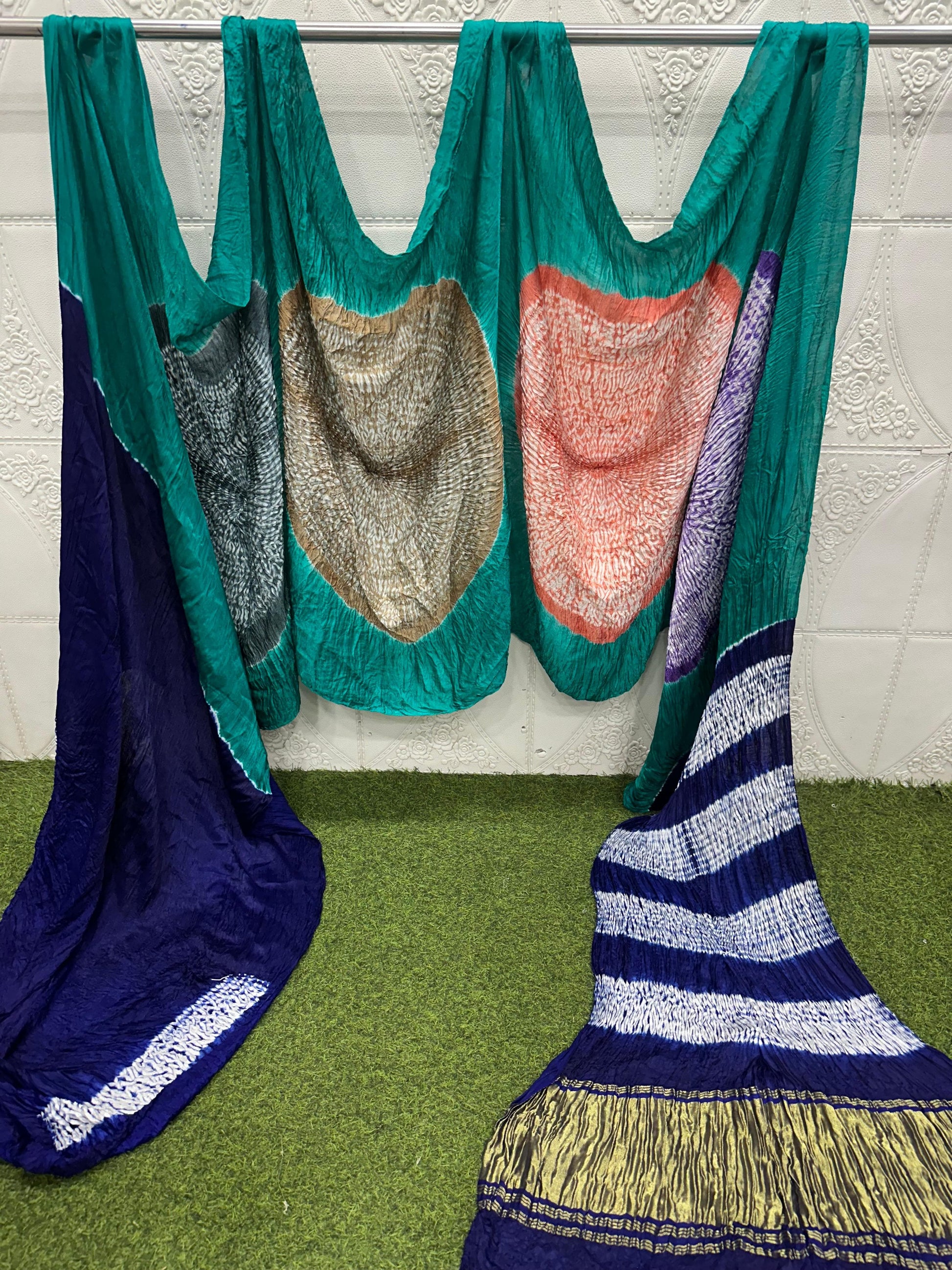 Hand Shibori Modal Silk Saree