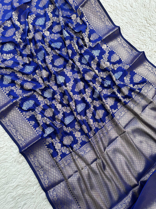 Classic Banarasi Katan Silk Saree with Rich Zari Weave