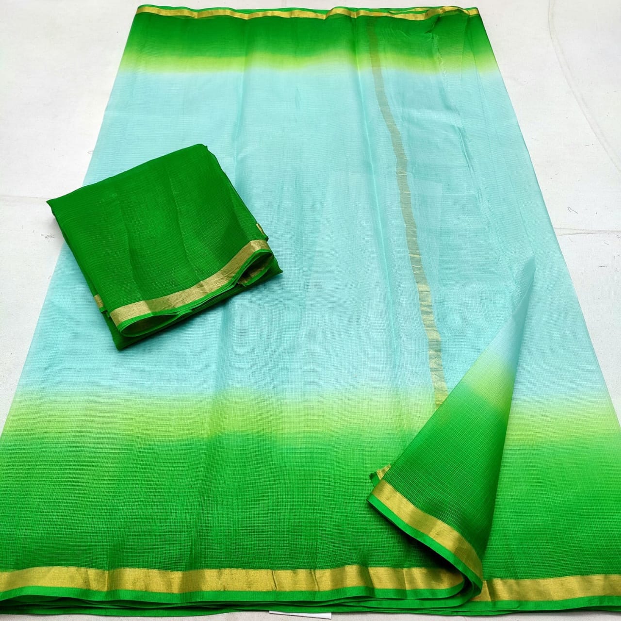 Kota Doria Silk Saree