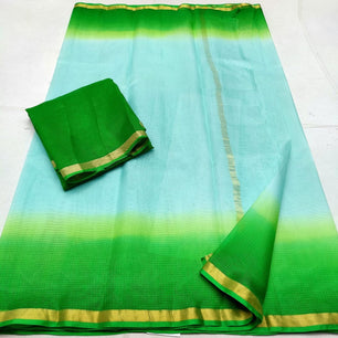 Kota Doria Silk Saree