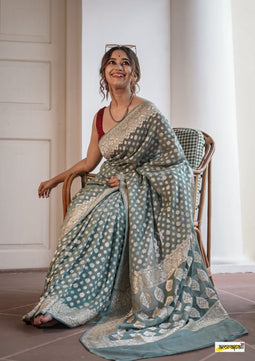 Raw Mango Silk Saree