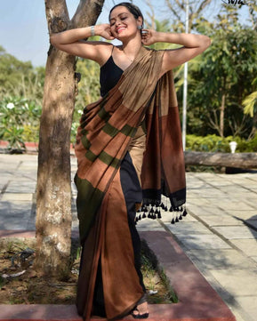Elegant Sico Stripe Saree