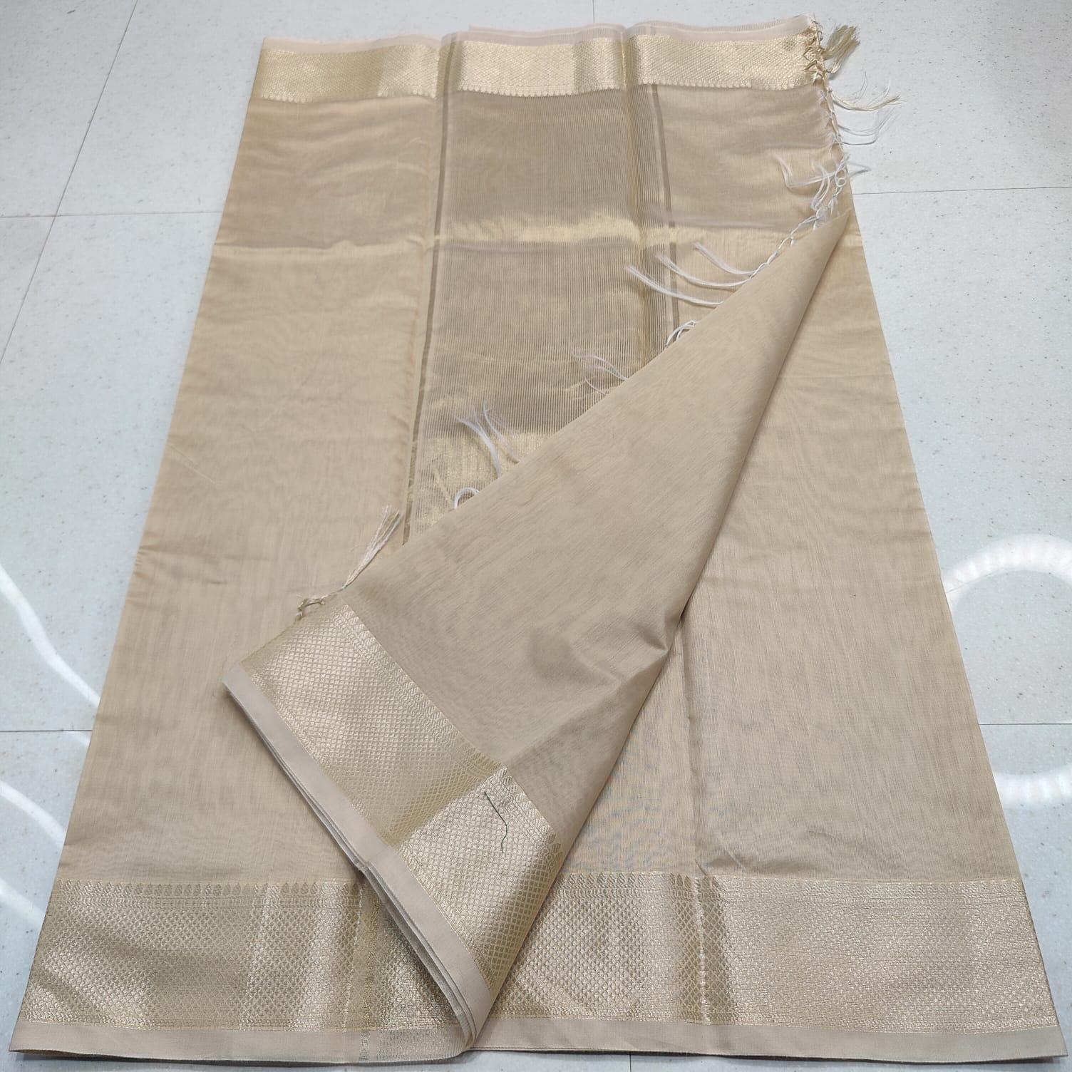 Cotton Plain Saree
