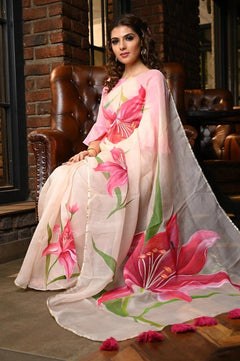 Pure Organza Silk Saree