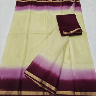 Kota Doria Pure Silk Saree