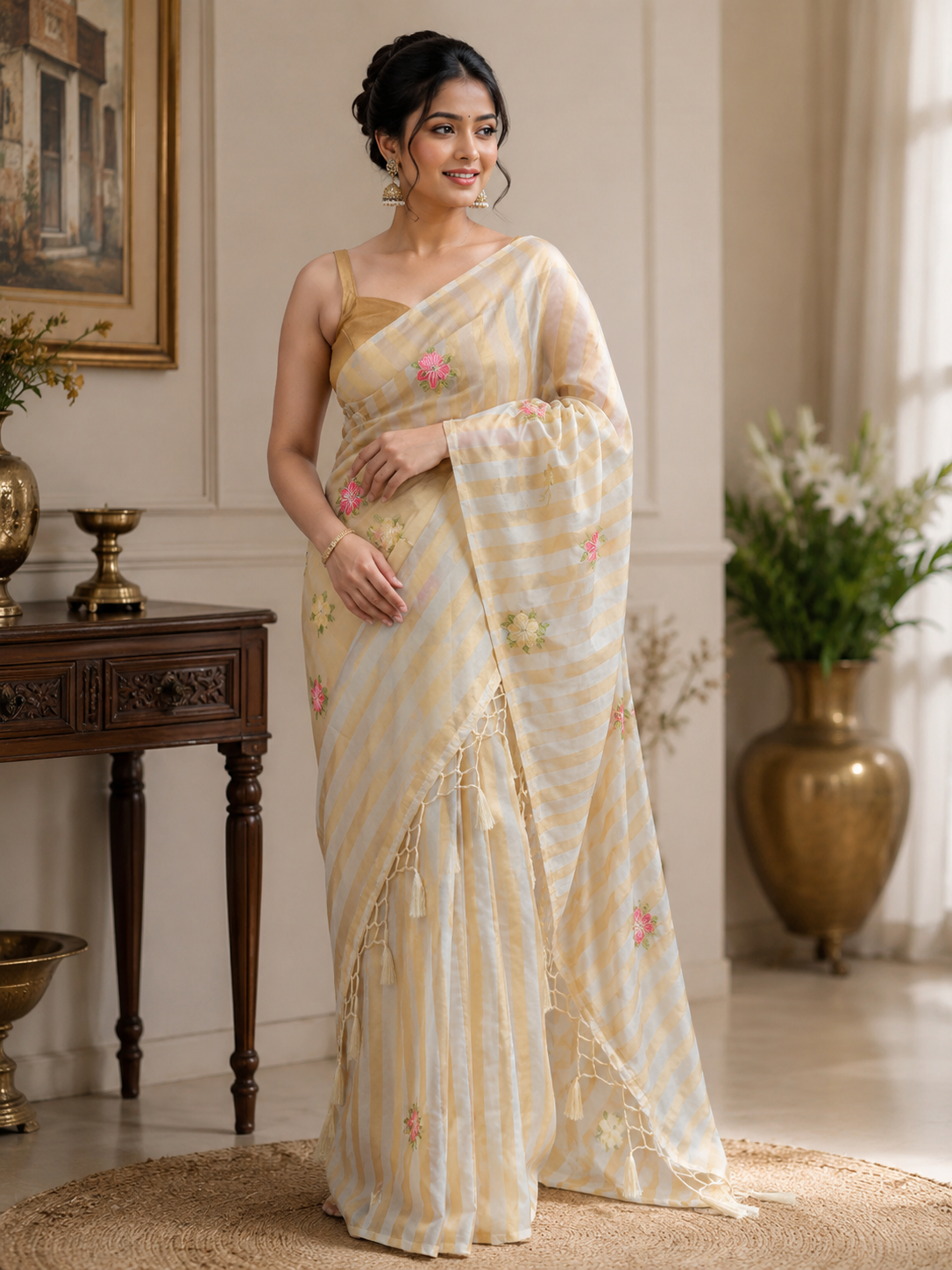 Banarasi Premium Tissue Organza Saree