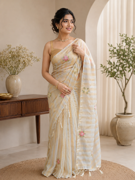 Banarasi Premium Tissue Organza Saree