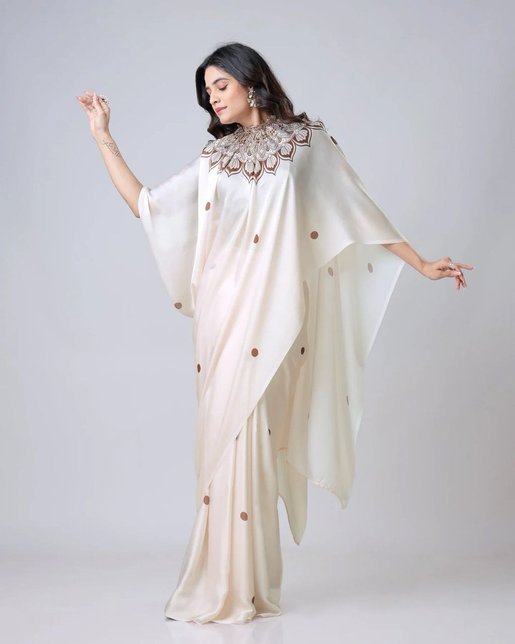 Party Wear Desginer Crepe Silk Saree