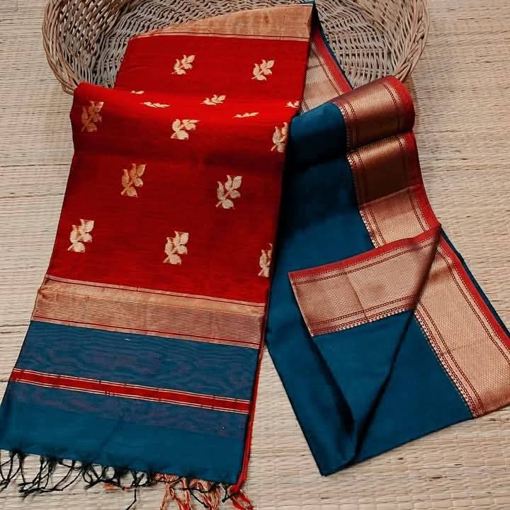 Maheshwari Cotton Silk Saree
