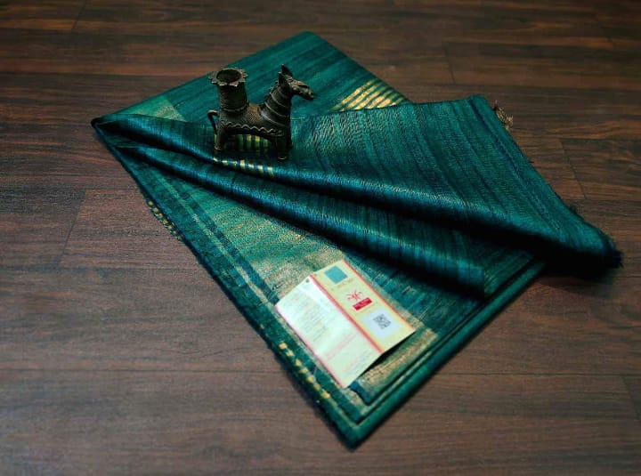 Pure Tussar Ghicha Silk Saree
