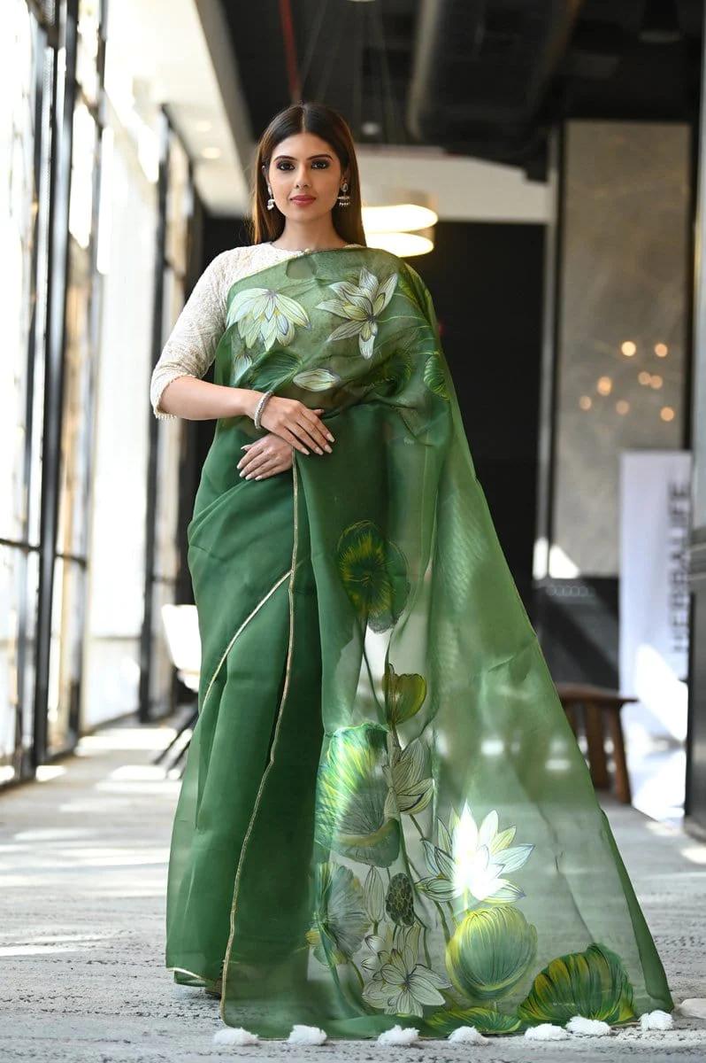 Pure Organza Silk Saree
