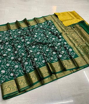 Wam Silk Embroidery Work Saree