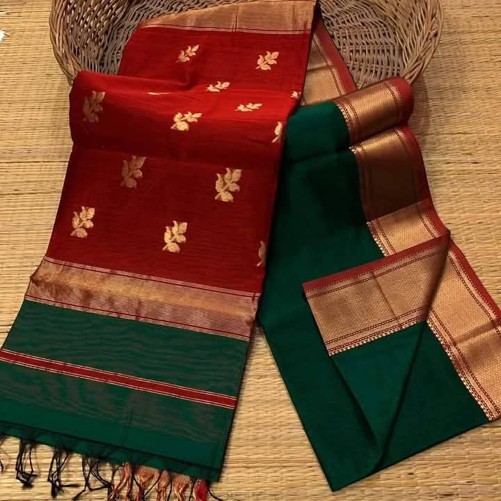 Maheshwari Cotton Silk Saree