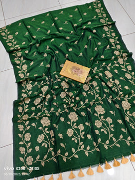 Floral Printed Mulmul Cotton Saree