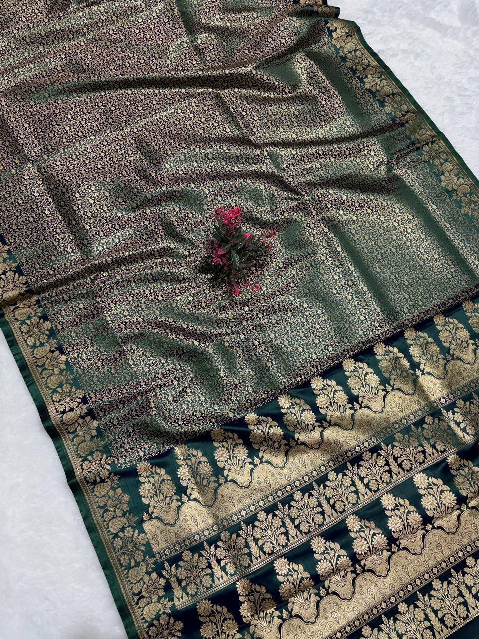 Brocade Mashru Katan Silk Saree
