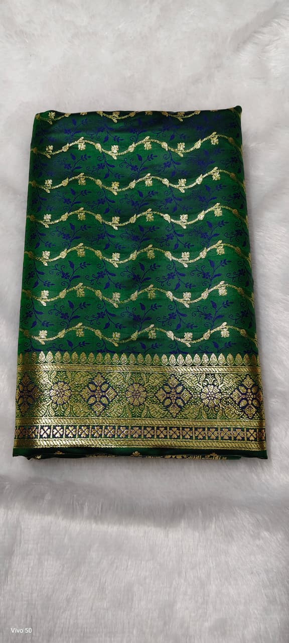 Katan Brocade Silk Saree