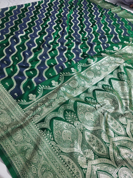Banarasi Handloom Mashru Rangkat Katan Soft Silk Saree