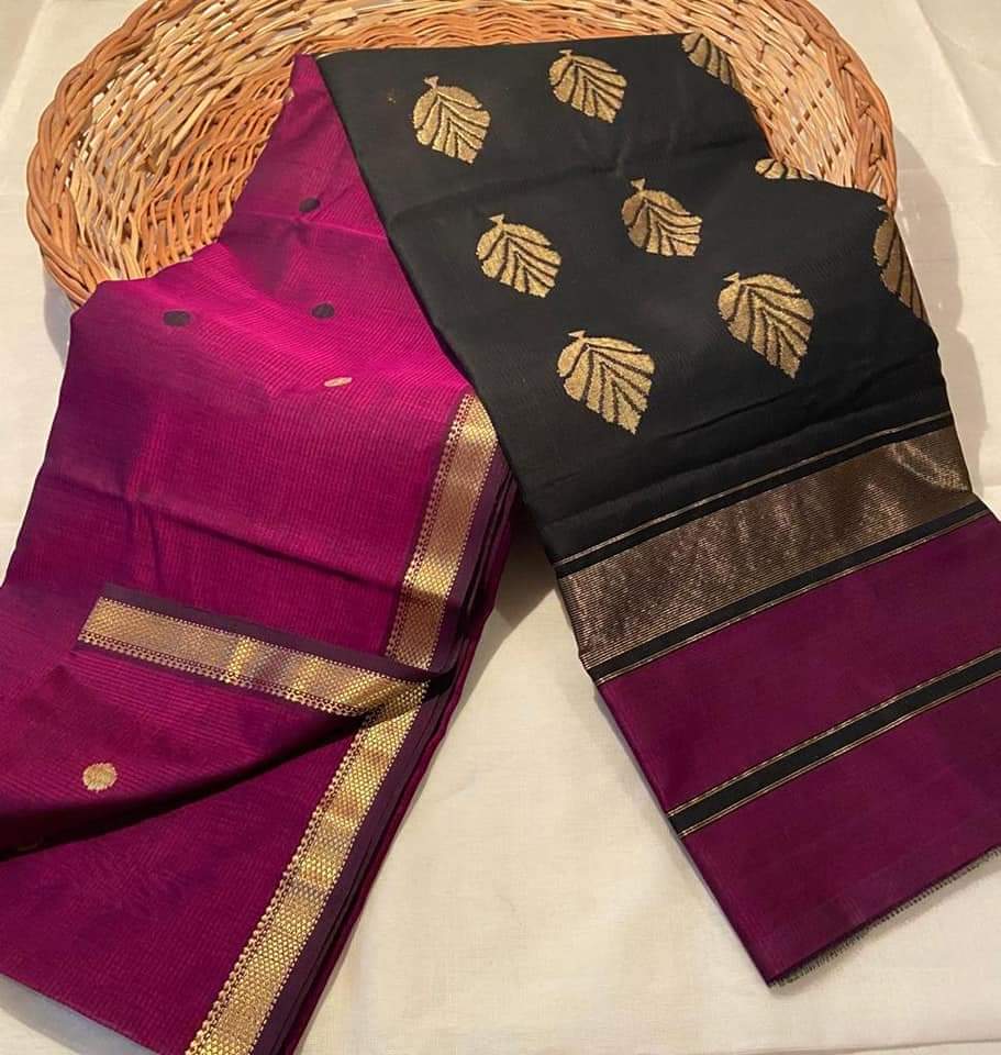 Maheshwari Cotton Silk Saree