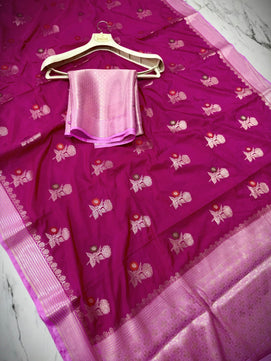 Banarasi Katan Soft Silk Saree