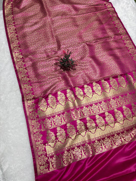 Brocade Mashru Katan Silk Saree