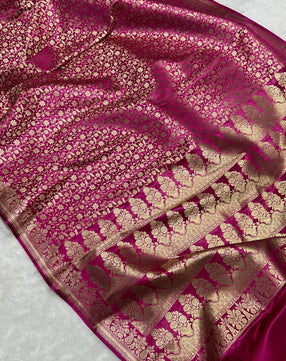 Brocade Mashru Katan Silk Saree