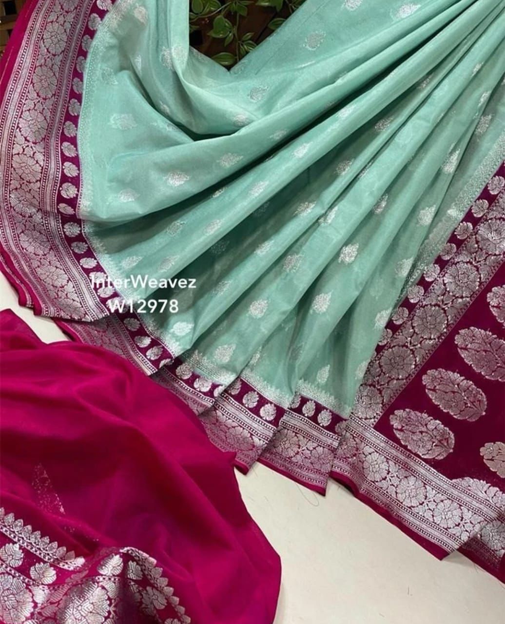 Banarasi Handloom Katan Georgette Silk Saree
