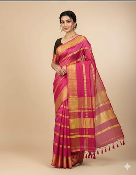 Raga Tissue Cotton Saree