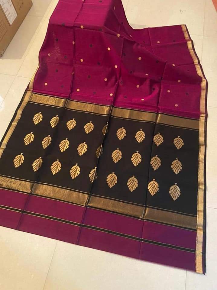 Maheshwari Cotton Silk Saree