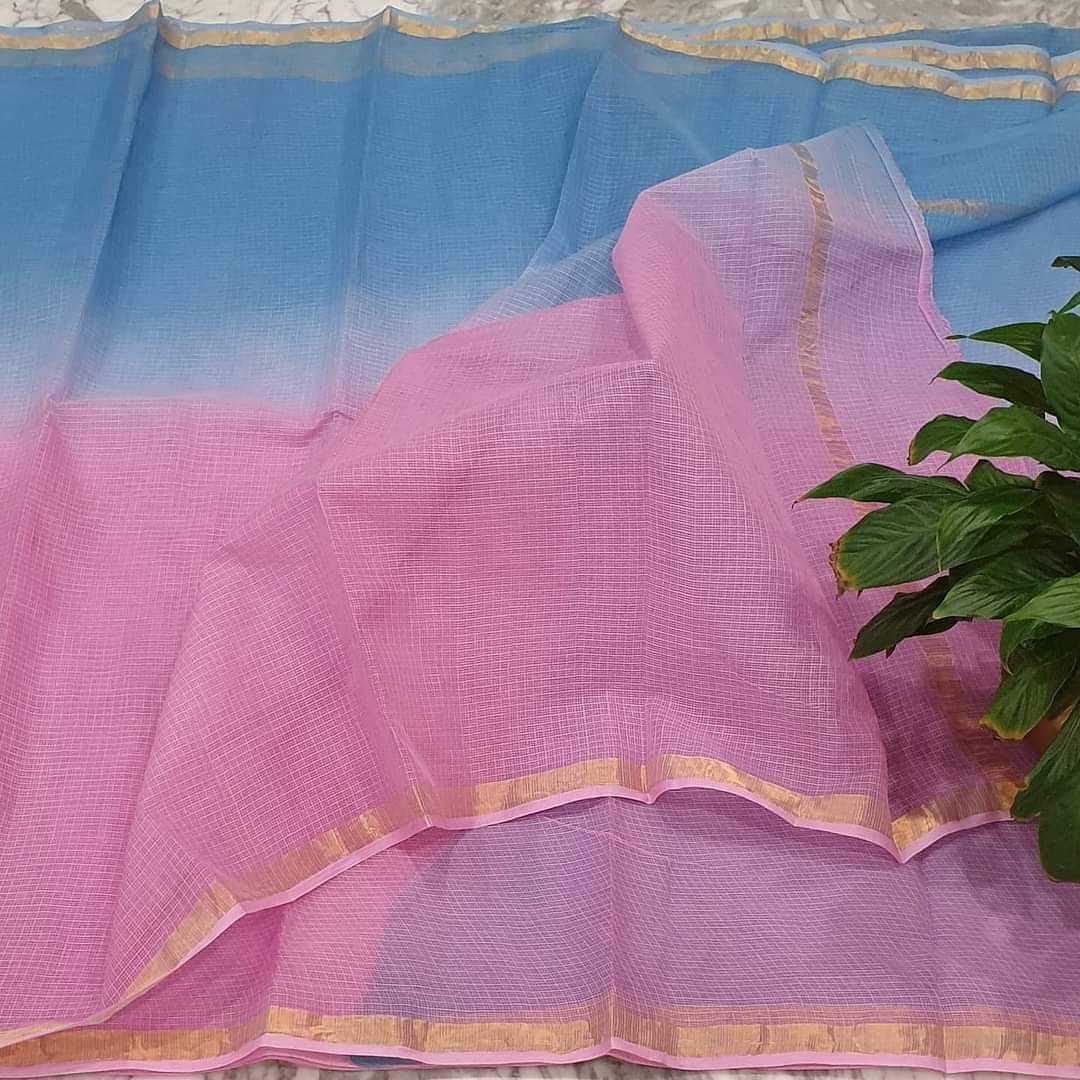 Kota Doria Silk Saree