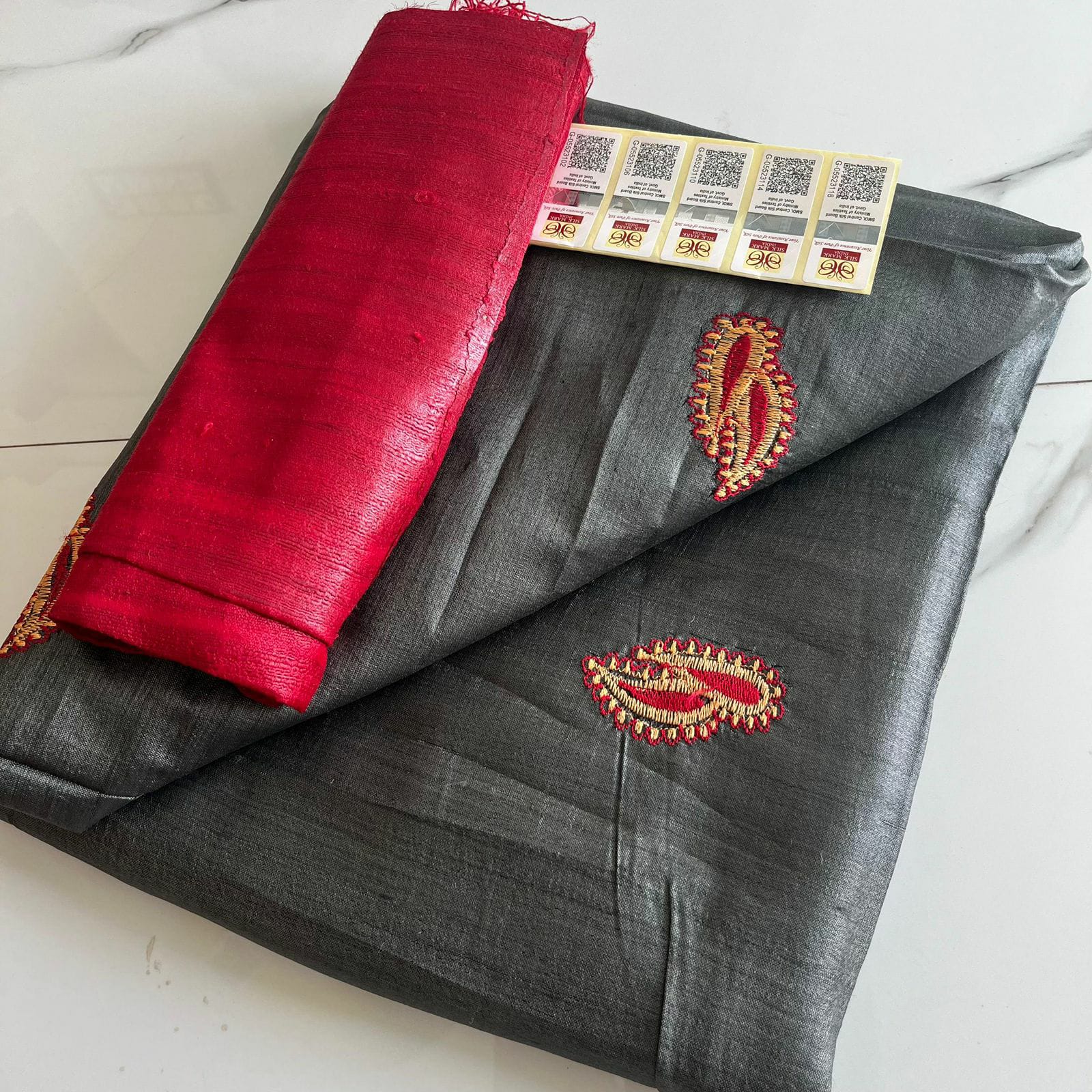 Tussar Ghicha Silk Saree