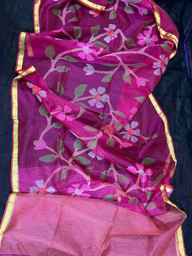 Rasome Muslin Jamdani Saree
