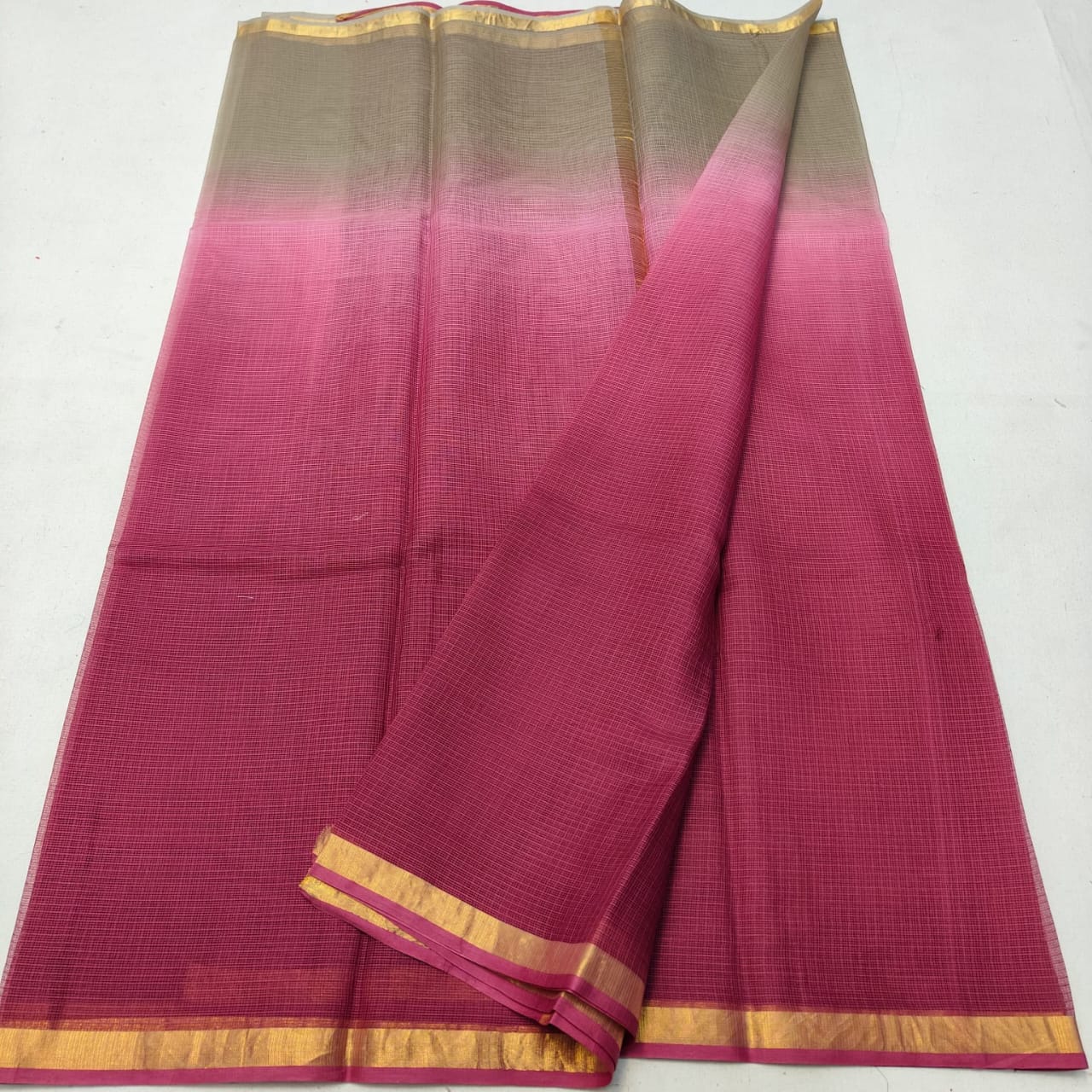 Kota Doria Silk Saree