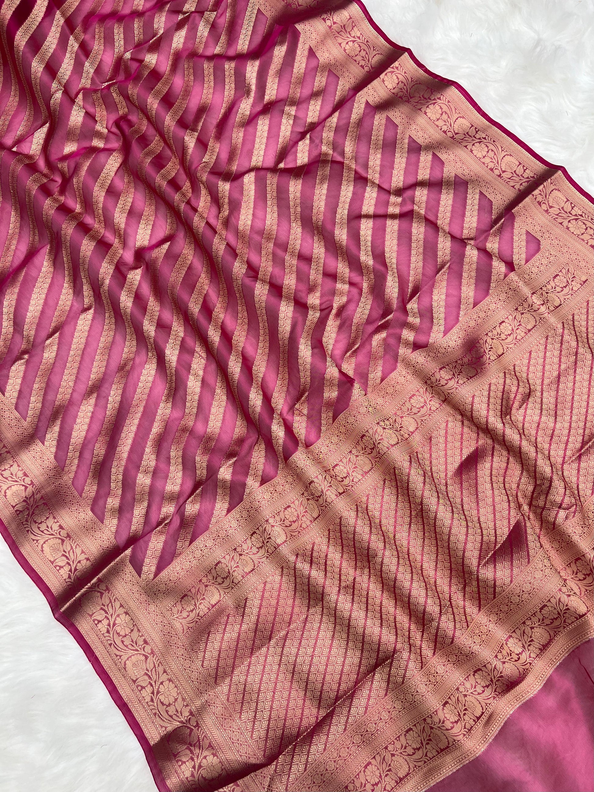 Banarasi Katan Georgette Saree