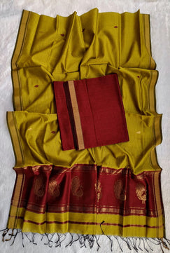 Maheshwari Soft Cotton Silk Saree