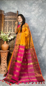 Maheshwari Cotton Silk Saree