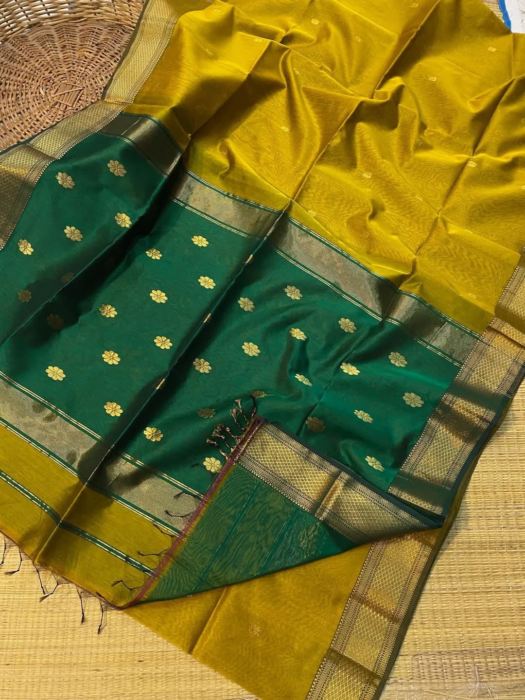 Maheshwari Cotton Silk Saree